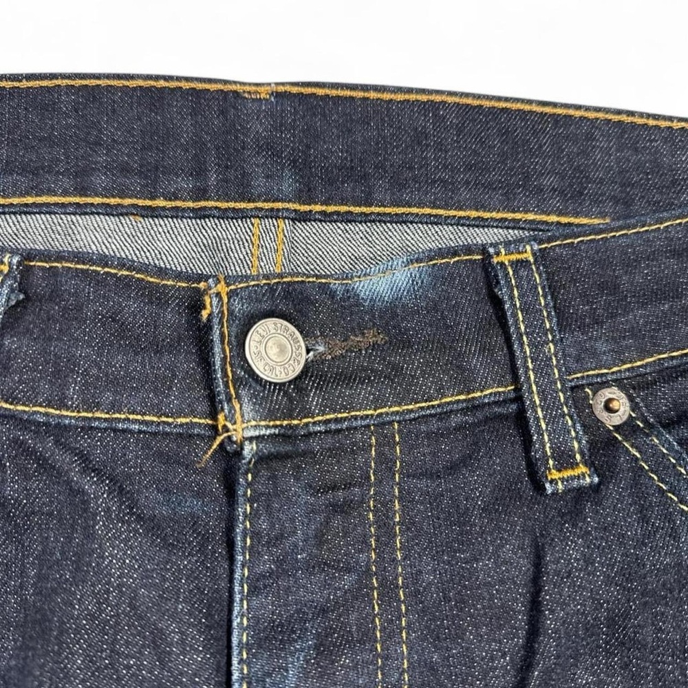 Levi's Men's Dark Blue Straight Jeans - Picture 4 of 6